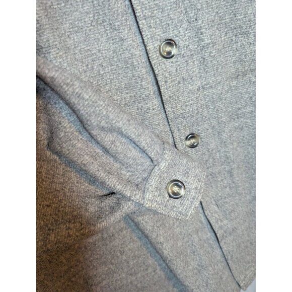 VTG Akwa Men's Ohio State Embroidered Button Up Shirt Shacket Sz L Made In USA - Picture 4 of 9